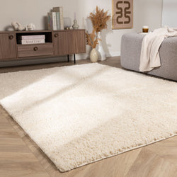 High-Pile Rug – Wish Cream