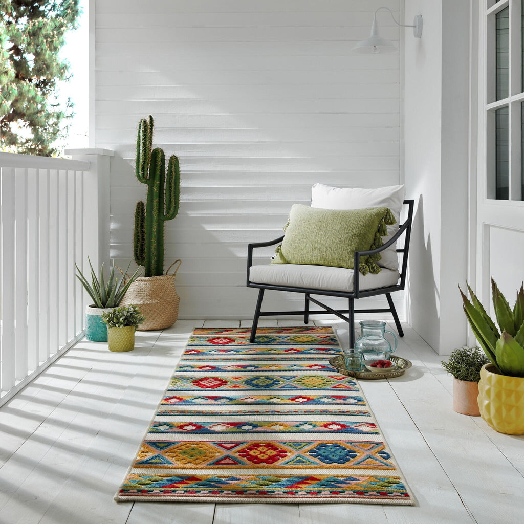 Indoor and outdoor runner - Plazo Sunshine Multicolor