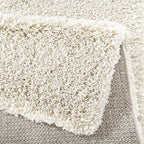High-pile floor rug - Venice Cream