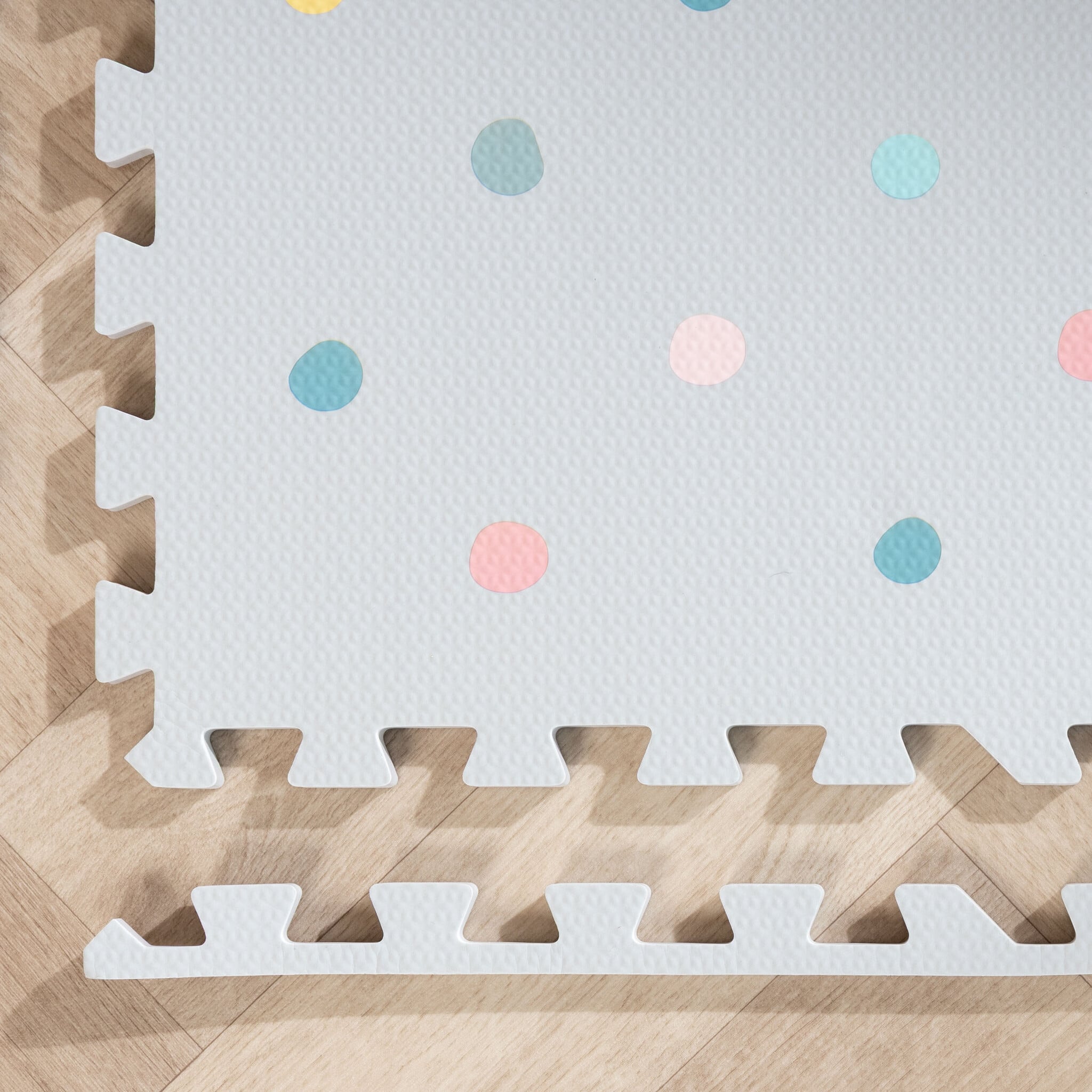 Foam Puzzle Mat - Alfie XL Dots Light Grey