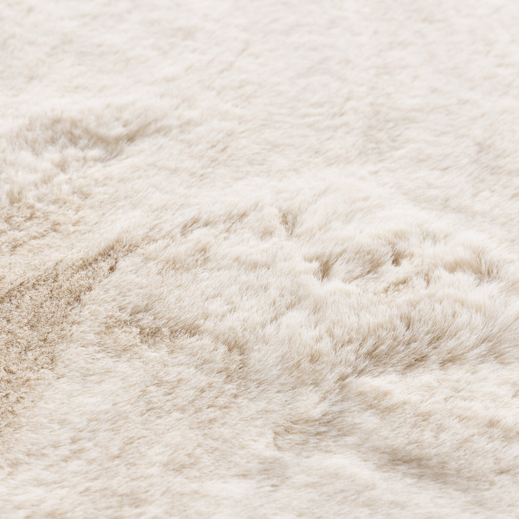 Oval High Pile Rug - Comfy Supreme Cream