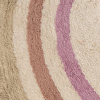 Oval washable children's rug - Milo Pink