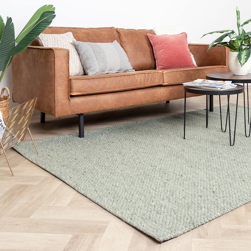 Wool Rug - Melange Mint