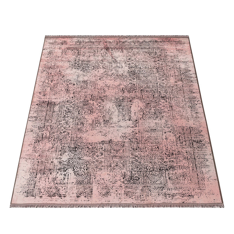 Abstract floor rug - Elitha Pink