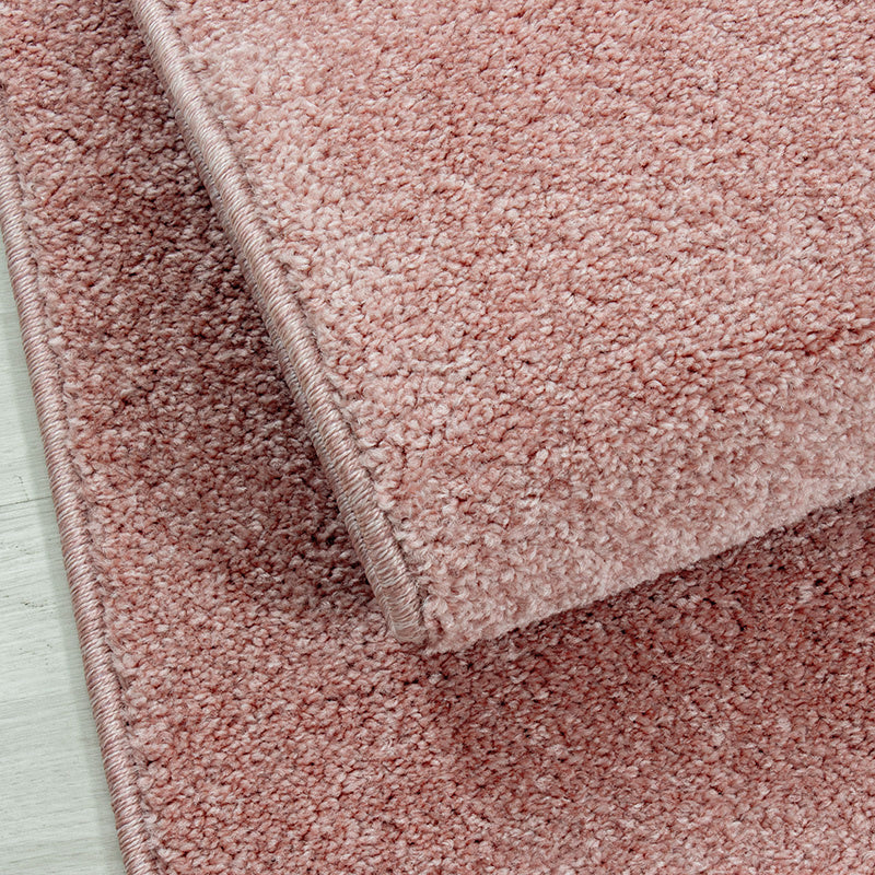 Low pile floor rug - Asa Pink