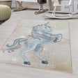Kids floor rug Unicorn - Fleurtje Yellow