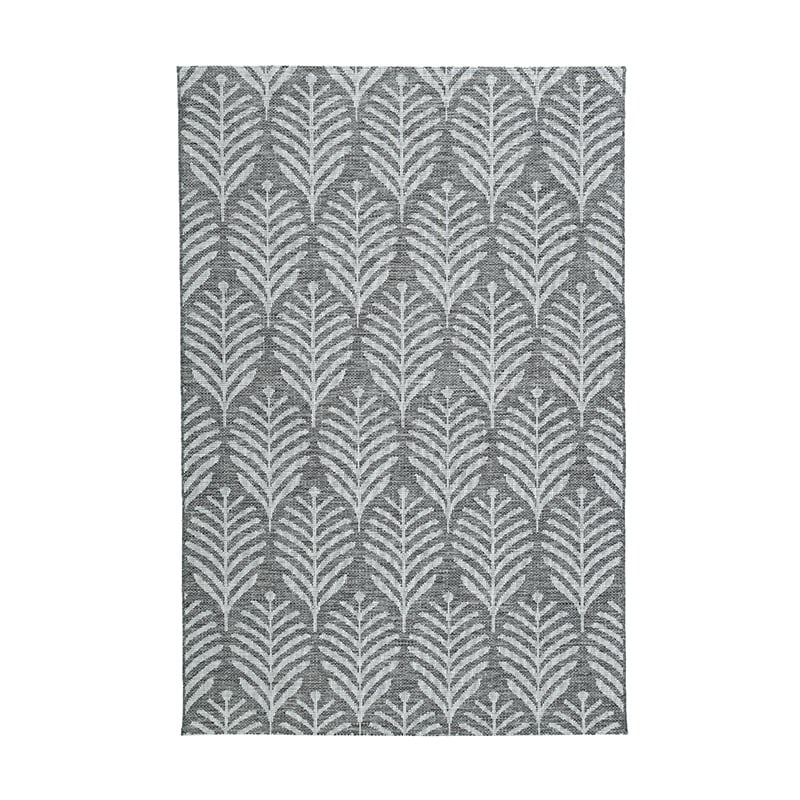 Outdoor Rug - Summer Leaves Grey