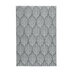 Outdoor Rug - Summer Leaves Grey