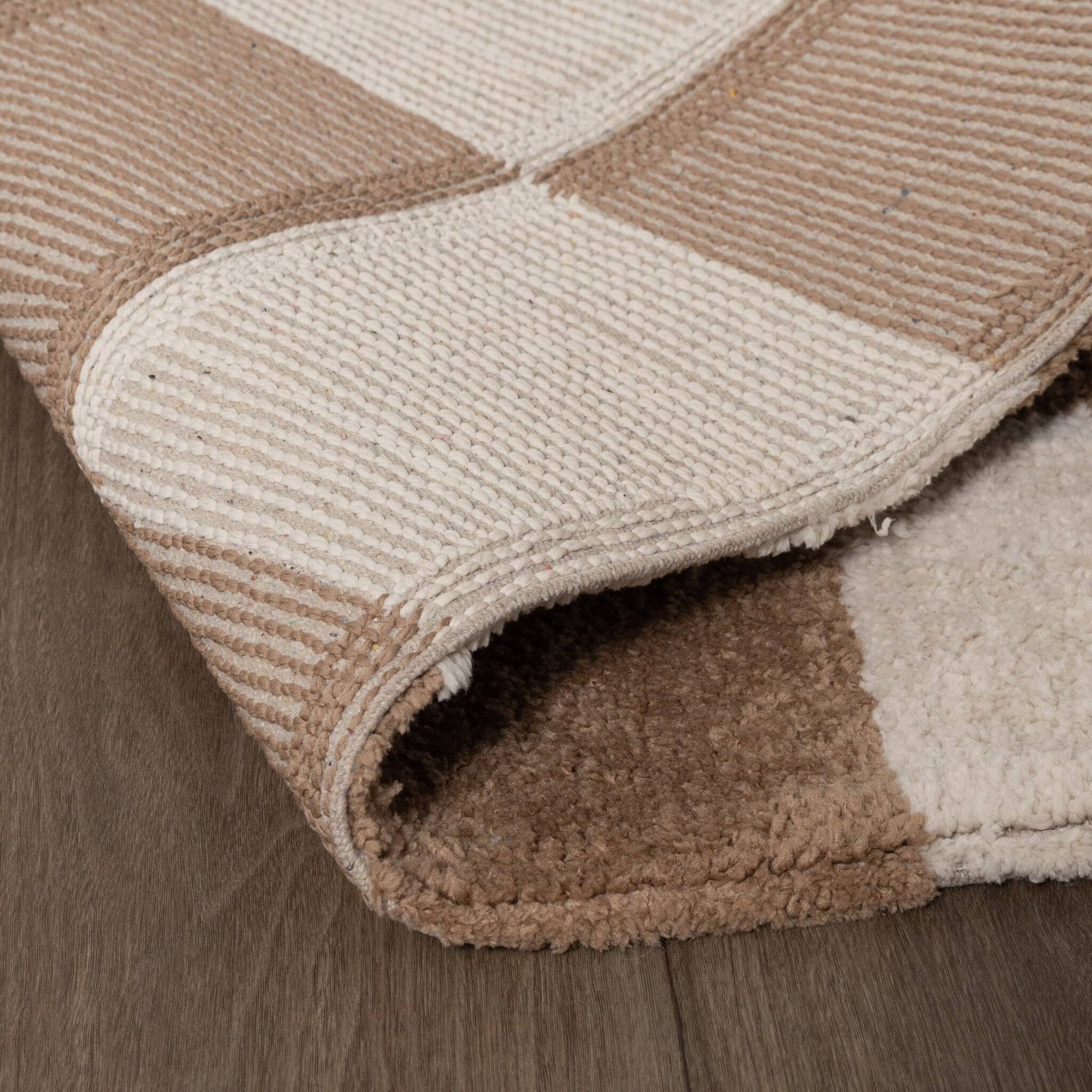 Checkerboard Rug - Blox Beige