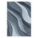 Modern floor rug - Streaky Waves Grey/White