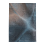 Retro Rug - Stencil Light Blue/Charcoal