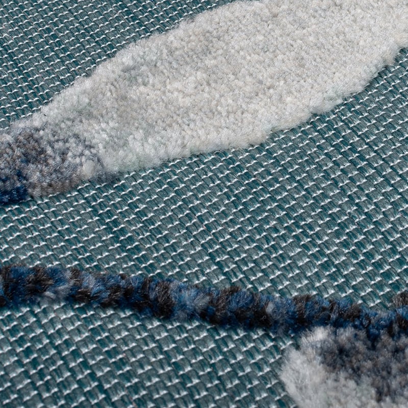 In- & Outdoor rug - Plazo Willow Blue