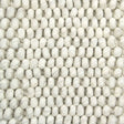 Wool floor rug to measure - New Loop Cream/White 815