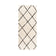 High Pile Runner - Grand Lines Cream/Black