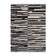 Berber floor rug - Lino Black/White