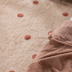 Kids Room Rug – Lou Dots Terracotta
