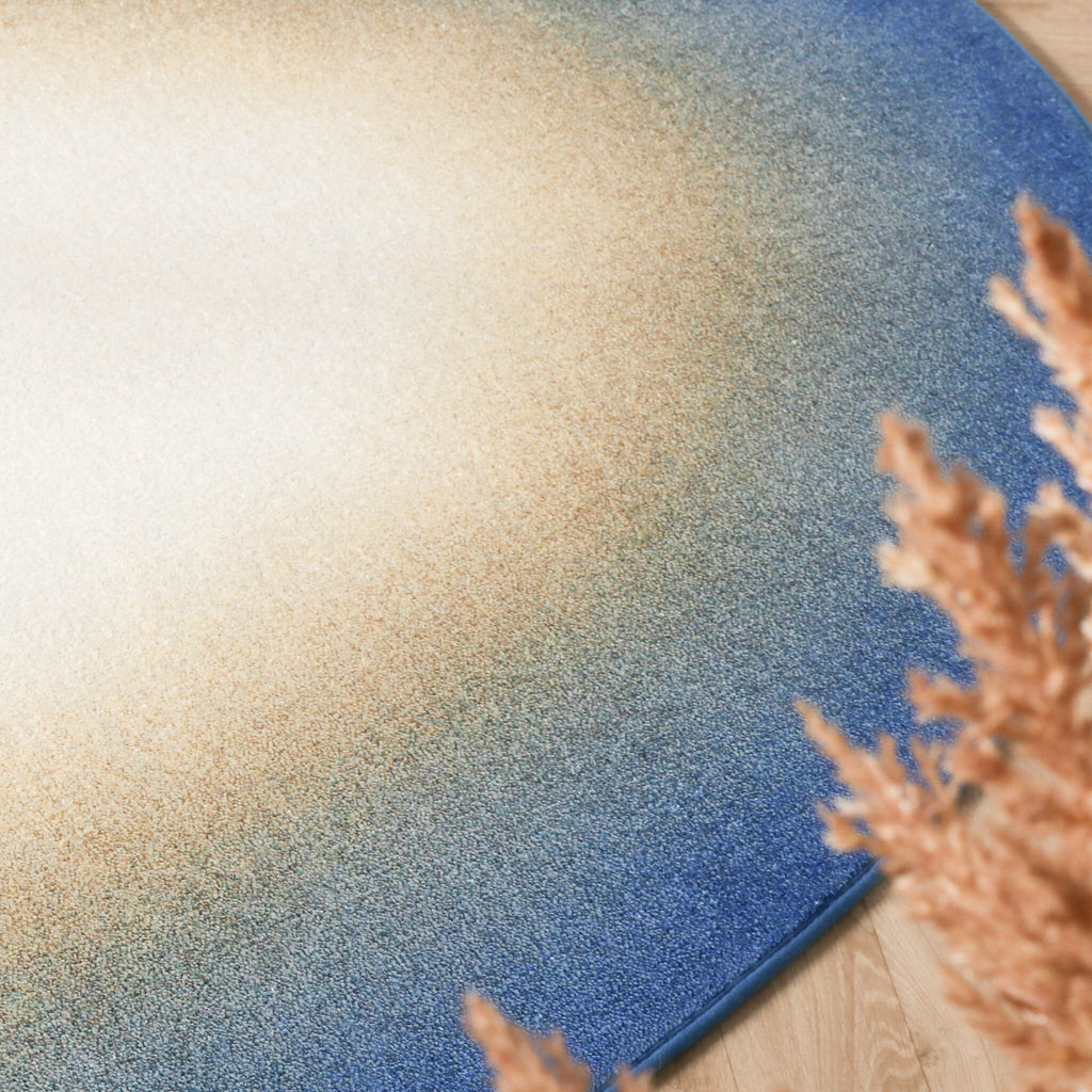 Organic Rug – Mellow Blue/Yellow