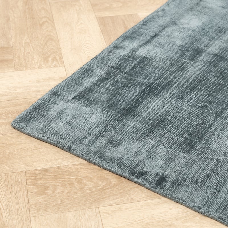 Viscose Rug - Pearl Blue/Green