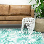 Botanical Rug - Palmier Leaves Green