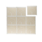 Foam Puzzle Mat - Alfie XL Grid Beige