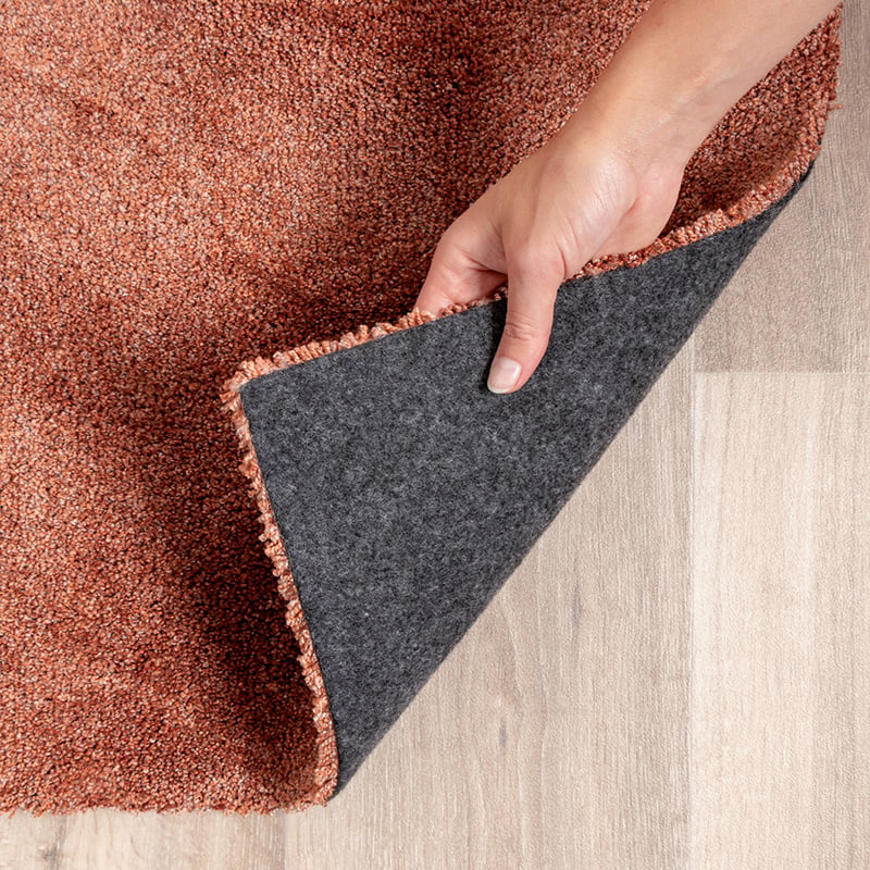 Washable Rug - Clean Terracotta