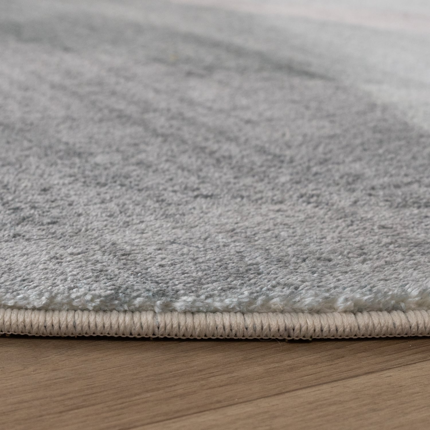 Round Modern Rug - Field Green