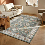 Show moreVintage Rug - Ember Oriental Green