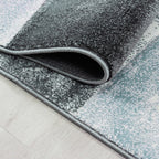 Modern floor rug - Tetris Blue 1710