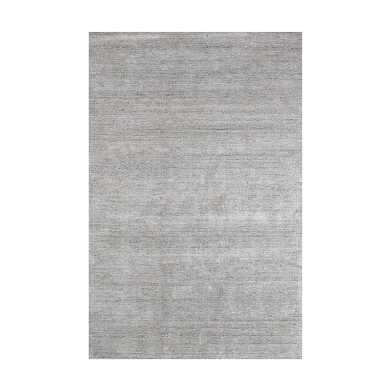 Wool floor rug - New Berbero Grey 834