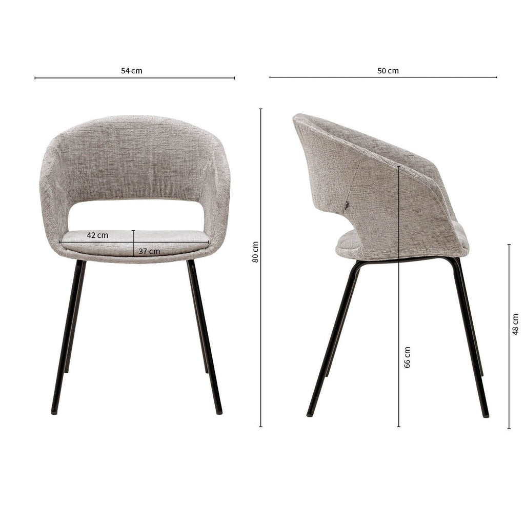 Dining Chair - Mette Grey