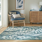 In- & Outdoor rug - Plazo Willow Blue