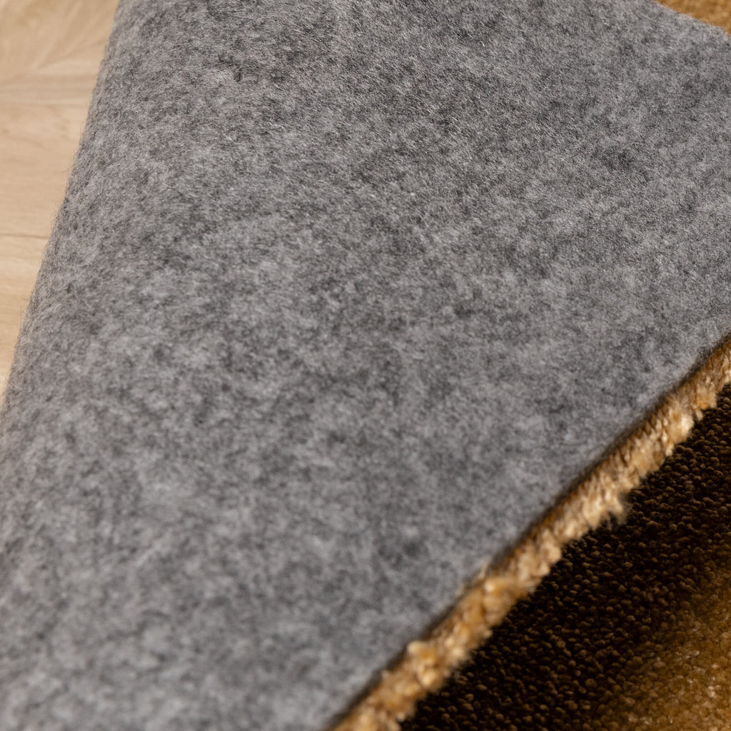 Round washable rug - Clean Gold