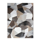 Abstract Floor Rug - Axil Brown/Black 9293