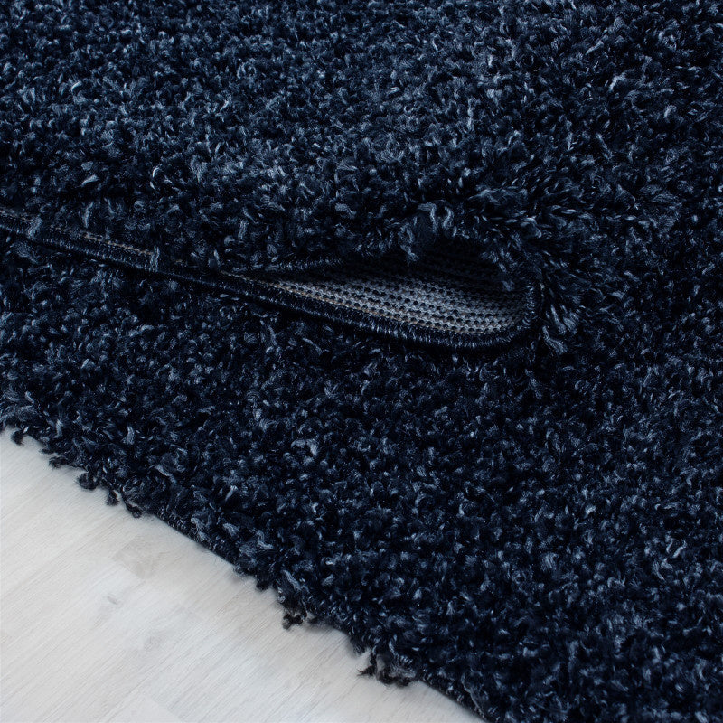 High-pile Floor Rug - Life Blue
