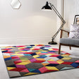 Modern Floor Rug - Spectro Dynamic Multicolor