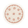 Round washable children's rug - Moos Flower Pink