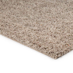 Wool Floor Rug - Berbero Lungo Beige 101