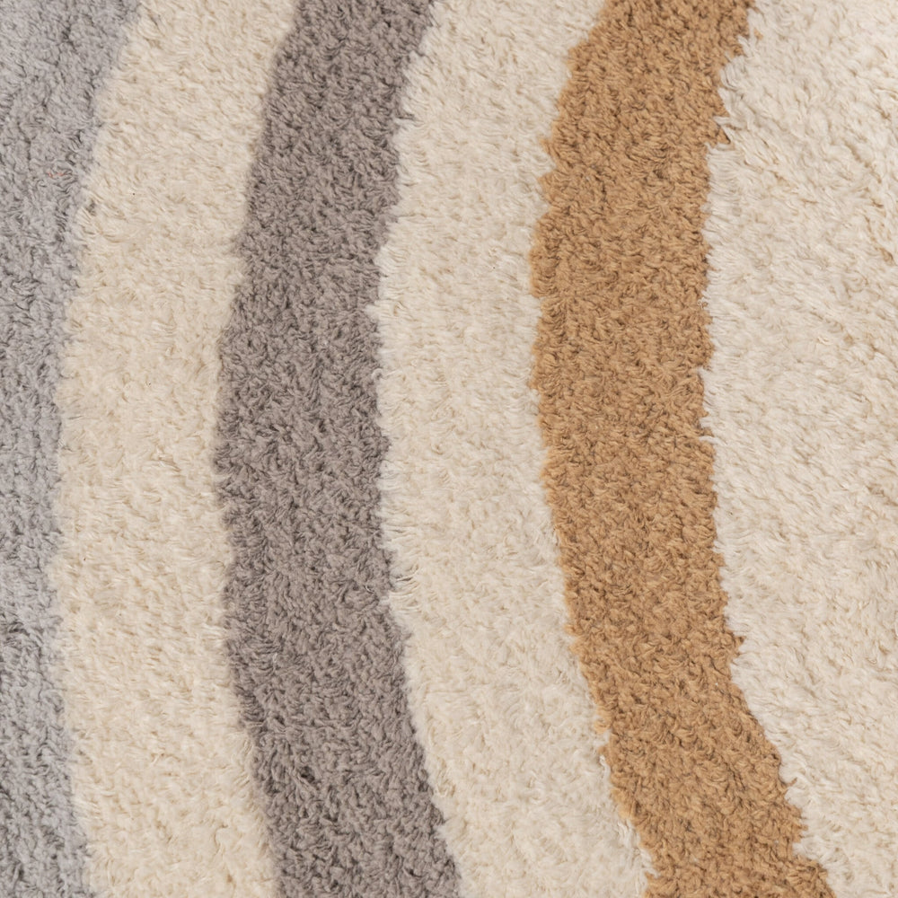Oval washable children's rug - Milo Grey