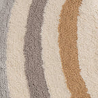 Oval washable children's rug - Milo Grey