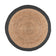Jute Rug - Fair Round Natural/Black