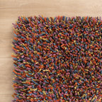 High Pile Wool Rug - Elin Multicolour