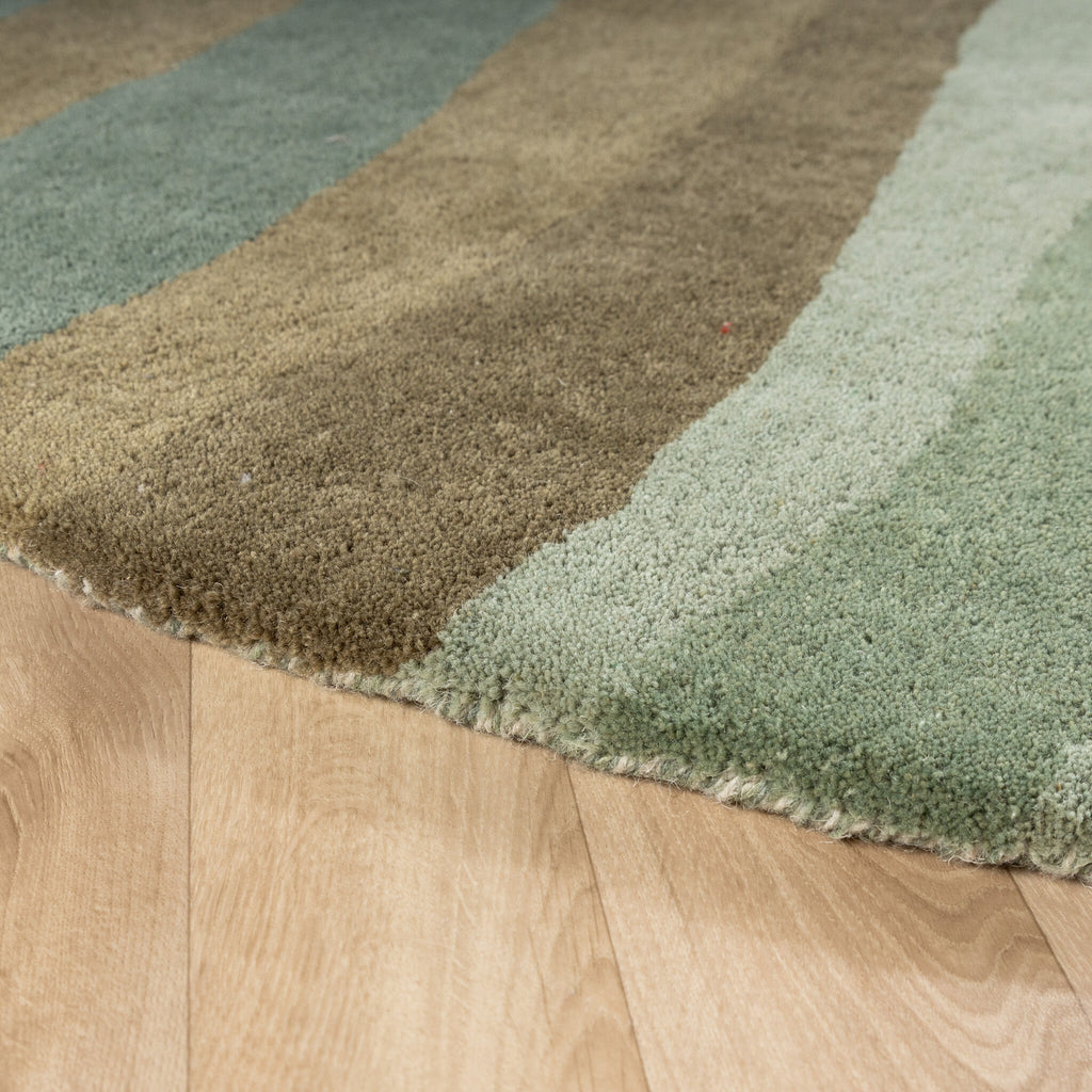 Round Wool Rug – Liora Green
