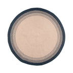 Round Indoor Outdoor Rug - Florence Black