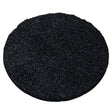 Round high-pile floor rug - Sade Anthracite