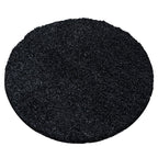 Round high-pile floor rug - Sade Anthracite
