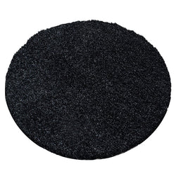 Round high-pile floor rug - Sade Anthracite