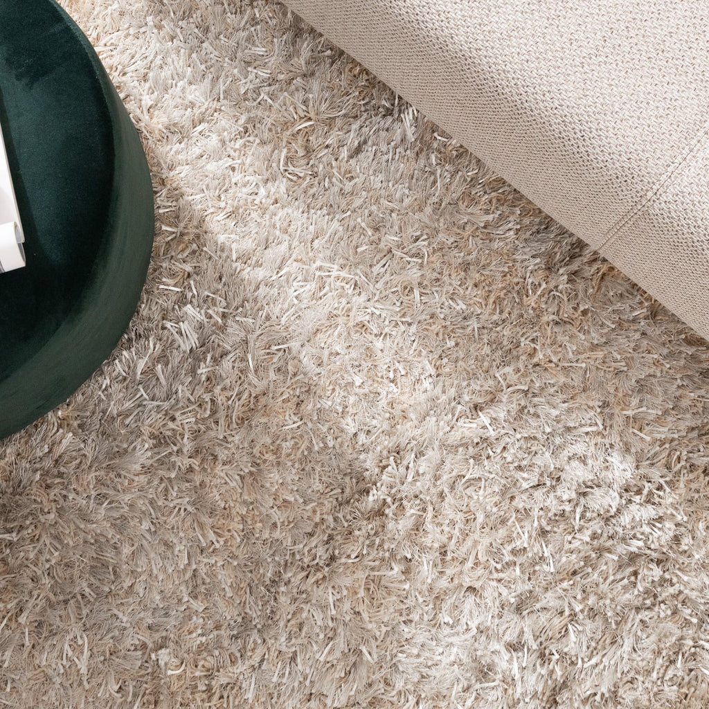 Shaggy Rug - Grace White