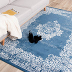 Vintage Rug - Adore Medallion Blue