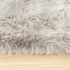 Soft High-Pile Rug - Flare Light Gray