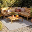 Square Outdoor Rug - Summer Tile Light Grey